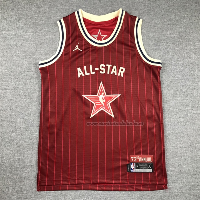 Camiseta Nino All Star 2024 Golden State Warriors Stephen Curry NO 30 Rojo